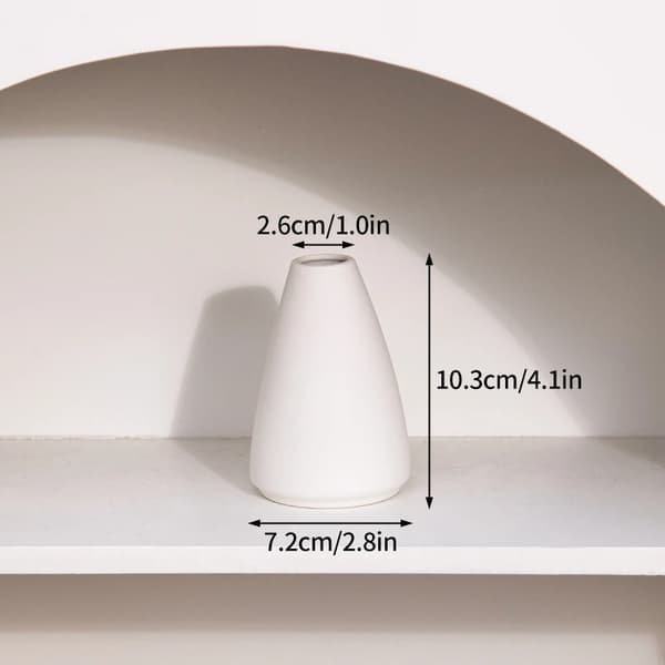 Keramisk Vas, Elegant Design, Hållbar Porslin,B8