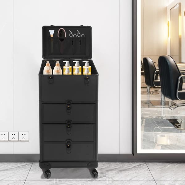 Makeup Organizer, Holdbare Materialer, Stilfuldt Design,sort