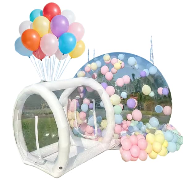 Bubbelhus, PVC-material, Snabb uppblåsning,2.5MDia-8.2ft