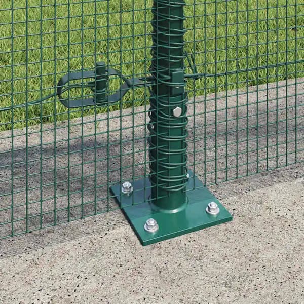 Staketpost, Väderbeständig, Hållbar Stålstruktur,Grön
