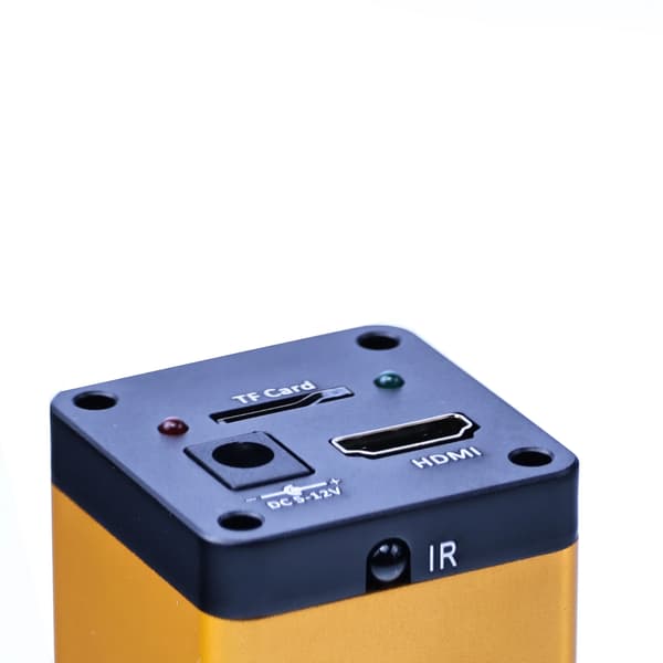 Mikroskop Sæt, HDMI Forbindelse, Professionel 12MP Kamera,2000X, sort