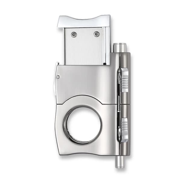 Cigar Cutter, Dobbelt Cigar Punch, Gaveindpakning,Sort