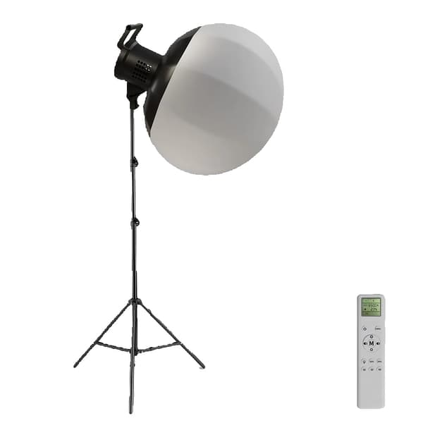 Fotografi Ljus Kit, Justerbart Stativ, Dubbel Strömkälla,Boll Softbox Stativ
