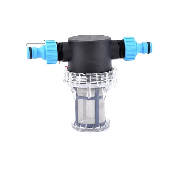 Havevanding Filter, Hurtig Installation, Effektiv Filtrering,20Mesh-a, Blå