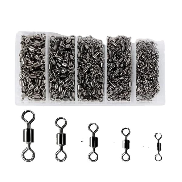 Fiskekopplingar Kit, Hållbart Rostfritt Stål, Hög Dragkraft,400Pcs
