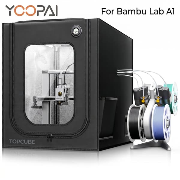 3D Printer Indhegning, Vandtæt Design, Støjdæmpning,C1 sort