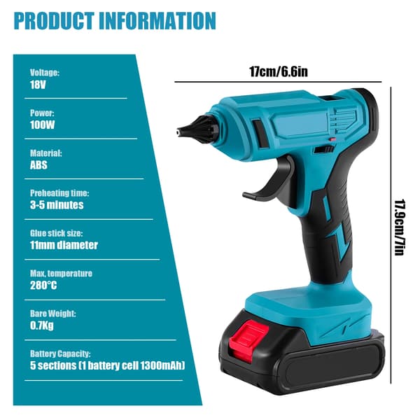 Limpenna, Ergonomisk Design, Snabb Uppvärmning,Blå