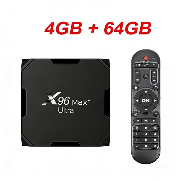 TV Box, Android 11, 8K Videostöd,EU-plugg, 4G 64G