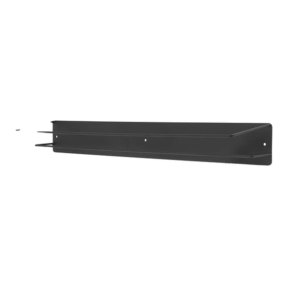 Sko Rack, Væghængt Design, 20 lbs Kapacitet,sort farve