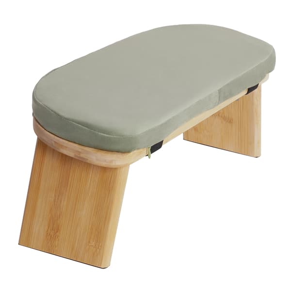 Meditationsstol, Ergonomisk Design, Sammenklappelig og Pladsbesparende,Grøn