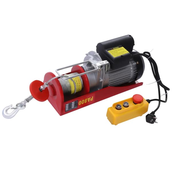 Luftkompressor, 750W Motor, 145L/min Luftflöde,Röd