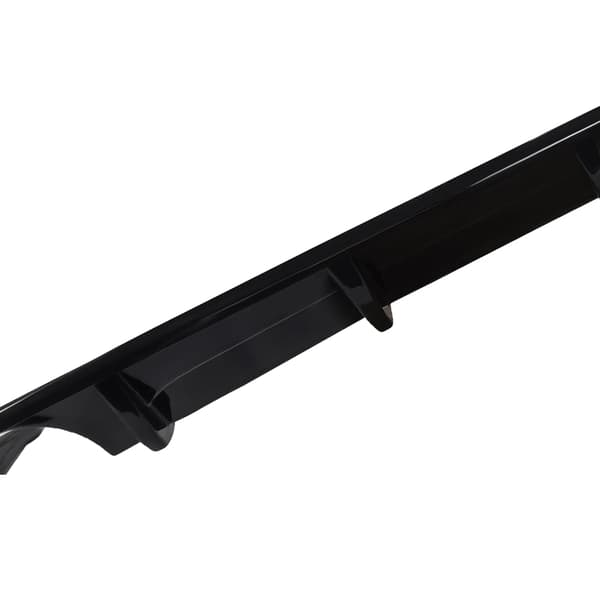 Bageste kofanger diffuser, direkte erstatning, sporty opgradering,Glansfuld Sort