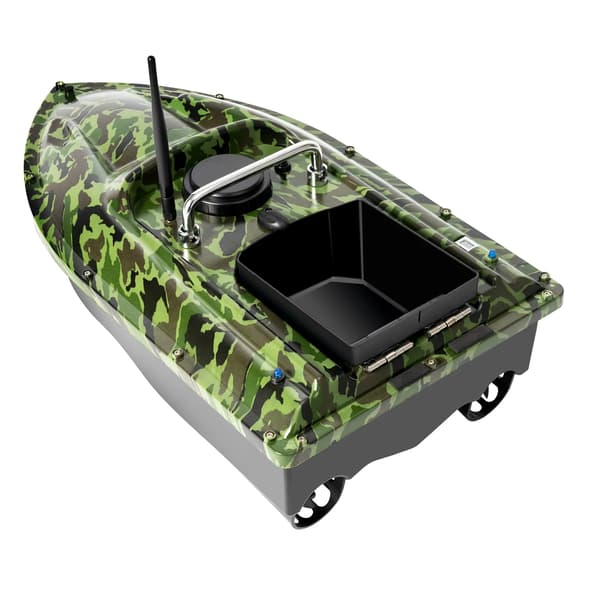 Fiskebåt, Fjärrkontroll, Hållbar Design,svart