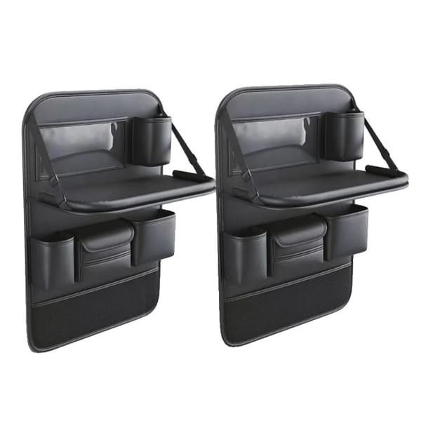 Bilorganisatör, Fällbart Bord, Säte Skydd,2pcs