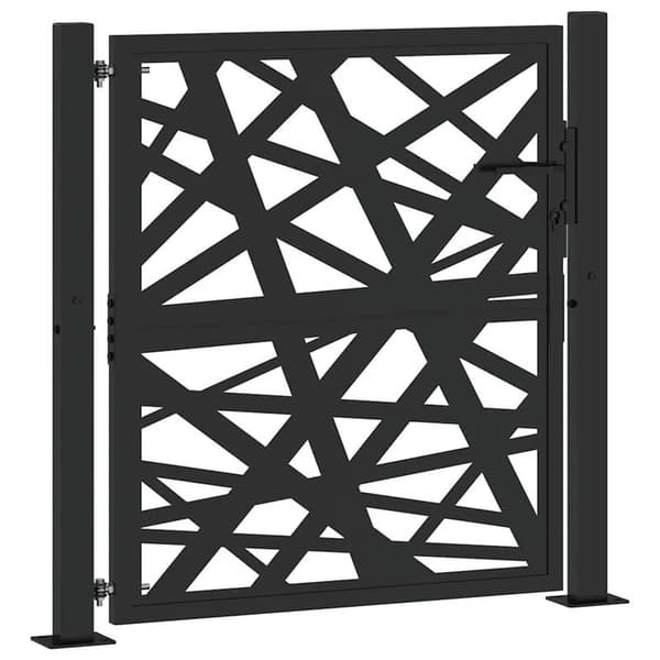 Haveport, Stål Konstruktion, Moderne Design,sort