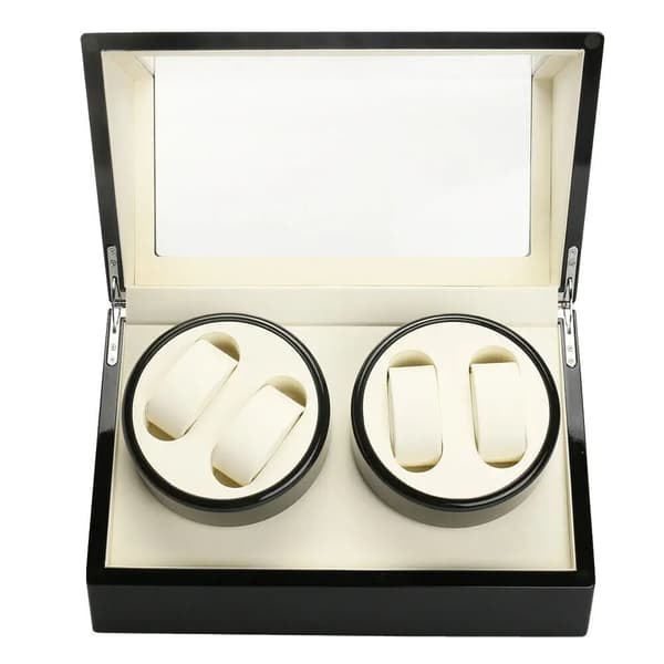 Ur-vindue, holder 4 ure, moderne design,sort