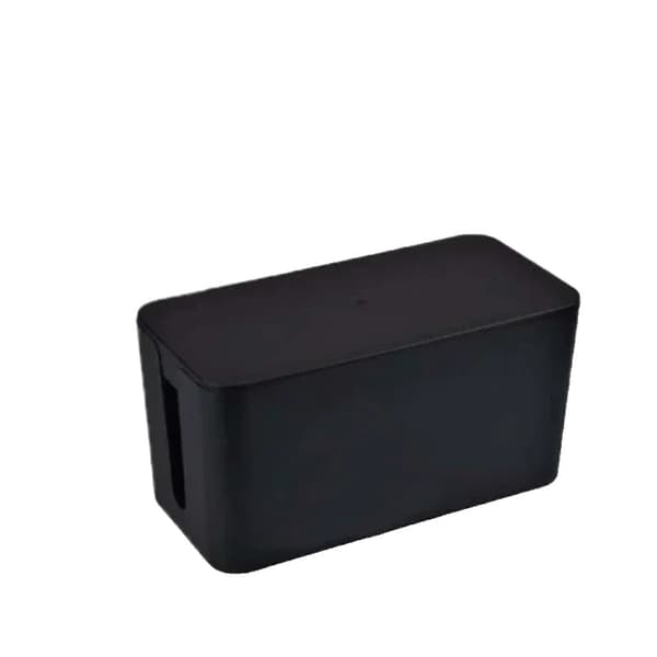 Kabelopbevaringsboks, Genanvendelig, Moderne Design,sort-s