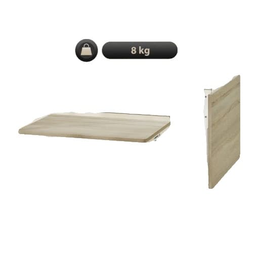 Foldbart Bord, Pladsbesparende Design, Nem Installation,Som vist
