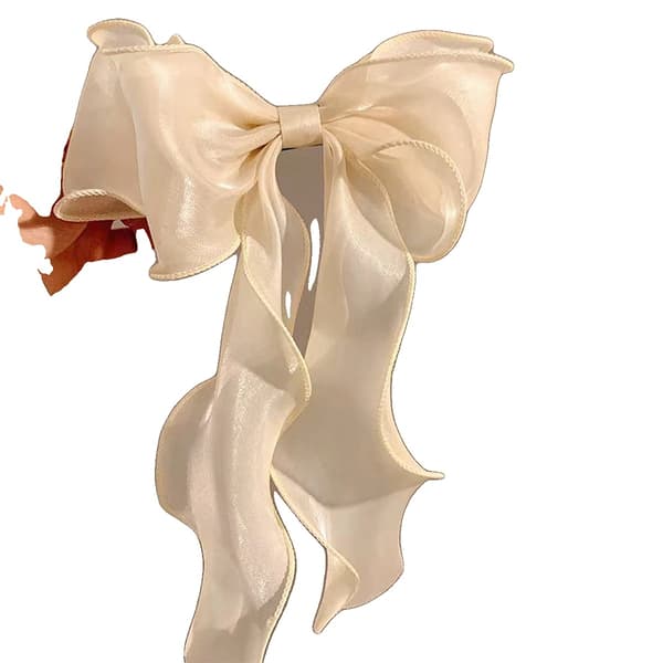 Hårnål, Elegant Ribbondesign, Mångsidig för Alla Säsonger,Champagne