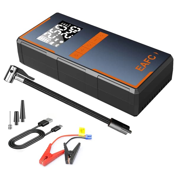 Bilstartare, Luftkompressor, Powerbank, Original klipp