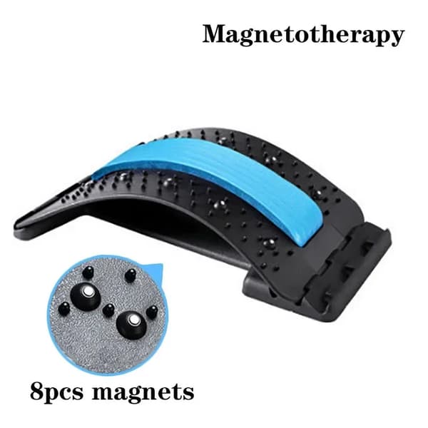 Rygmassager, Justerbare niveauer, Bærbart design,Magnetoterapi Blå