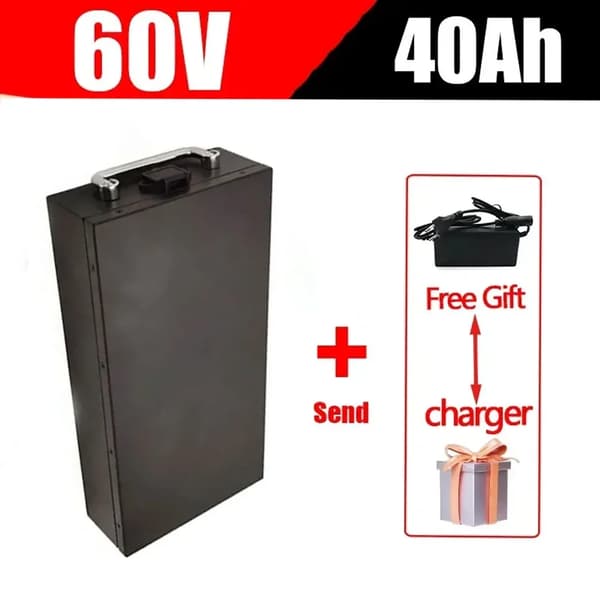 Batteripack, 60V, 40Ah kapacitet,halei-40ah Batteri-B