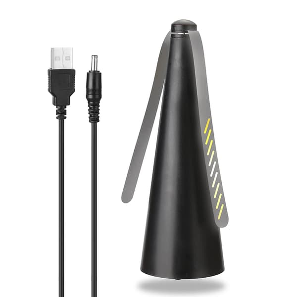 Flueafvisende Vifte, Bærbart Design, Lang Batterilevetid,B sort