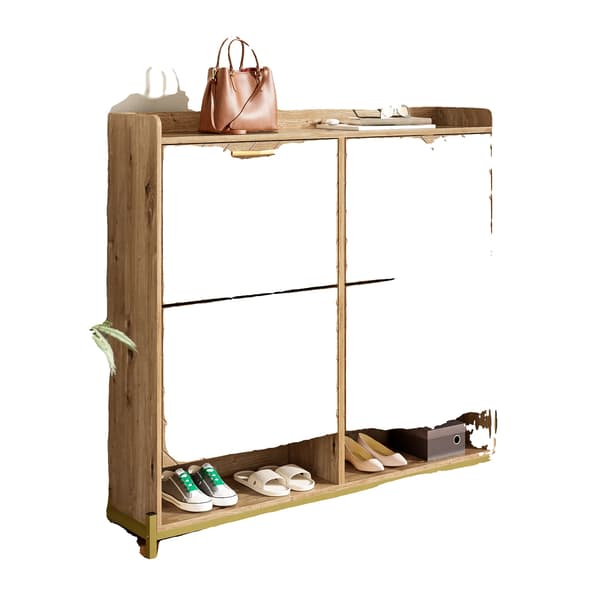 Sko skåp, 4-dörrars design, platsbesparande lösning,A