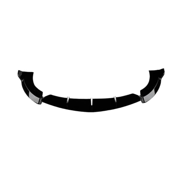Front Bumper Spoiler Lip Kit, ABS Plast, Direkte Erstatning,sort