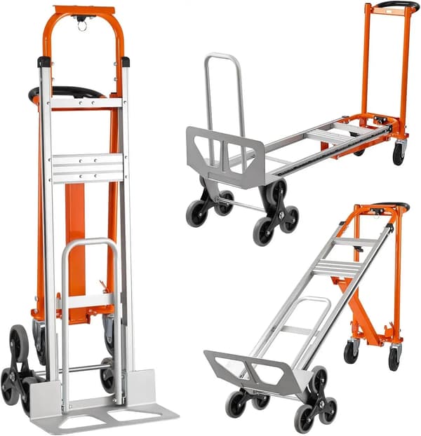 Handtruck, tungt utförande, trappklättrande design,Trappklättrande hjul