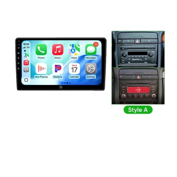 Bil Multimediaafspiller, Problemfri Forbindelse, Brugervenligt Interface, kompatibel med Audi A4 B6 (2000-2009) Trådløs,A4 2G 64G Stil A