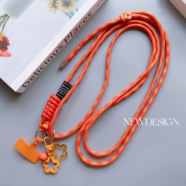 Telefon Lanyard, Universel Pasform, Stilfuldt Design,H, Polyester / Nylon