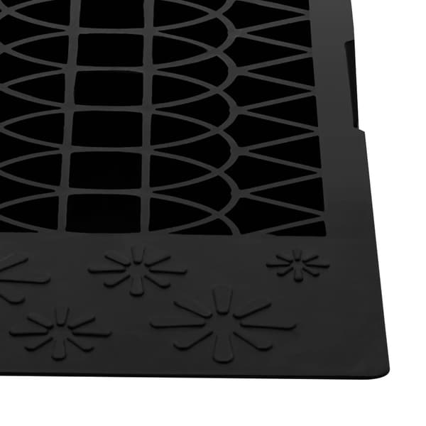 Bilunderhållsramper, 3T lastkapacitet, halkfri design,svart