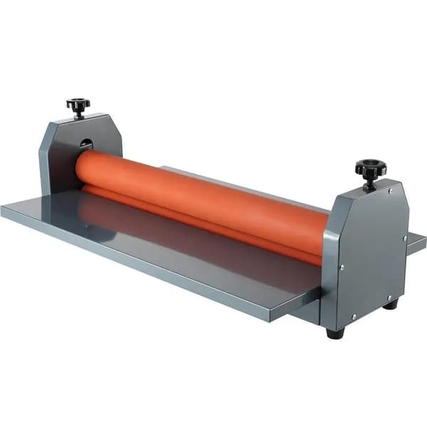 Manuell Laminator, 750 mm Bredd, Halkfri Gummibas,Röd