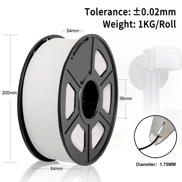 3D-printer filament, højhastigheds, miljøvenligt materiale,5Chokolade
