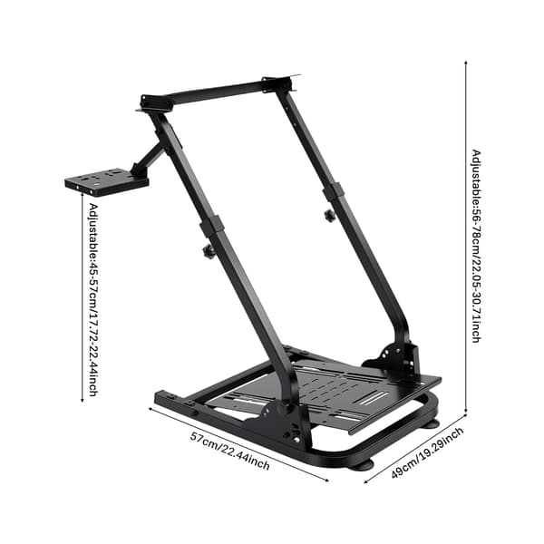 Rattställning, Höjdjusterbar, Ergonomisk Design,svart