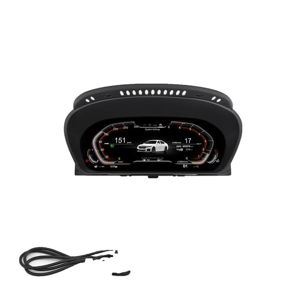 Digital Dashboard, 12,3-tommer LCD, Køretøjskompatibilitet,E60 E61 E62 E63 E64