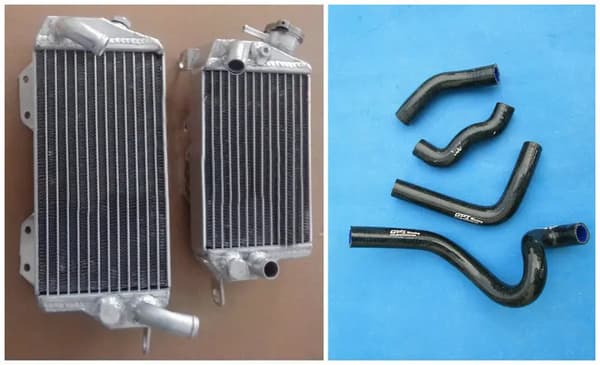Radiator, Aluminiumkonstruktion, Forbedret Kølekapacitet,sort
