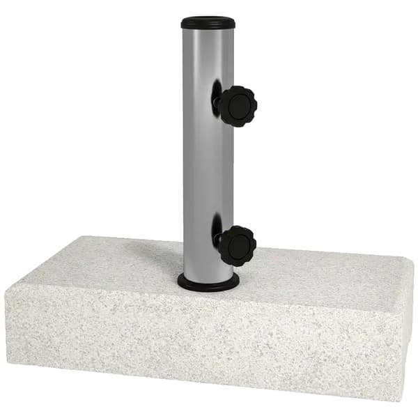 Parasolfod, Granitmateriale, Passer til Ø32/38/48 mm Stænger,hær grøn