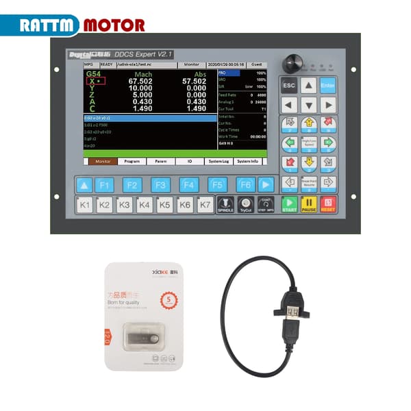 CNC-controller, 5-akset understøttelse, højfrekvent ydeevne,5 akse-c, DDCS Ekspert 2.1