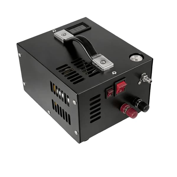 Luftkompressor, 4500 PSI, LCD-skærm,Sort