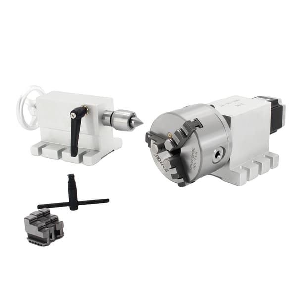 Rotary Axis, Gapless Harmonic Reducer, CNC-kompatibilitet,K11-100mm 3 käftar 50:1