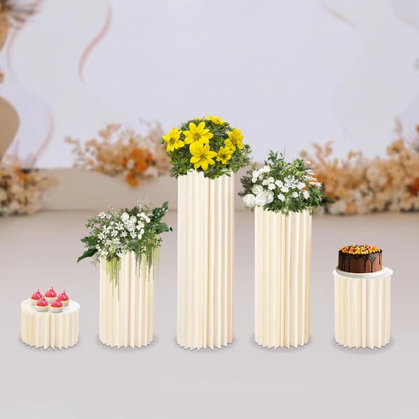 Centerpiece Vaser, Foldbart Design, Moderne Stil,HVID