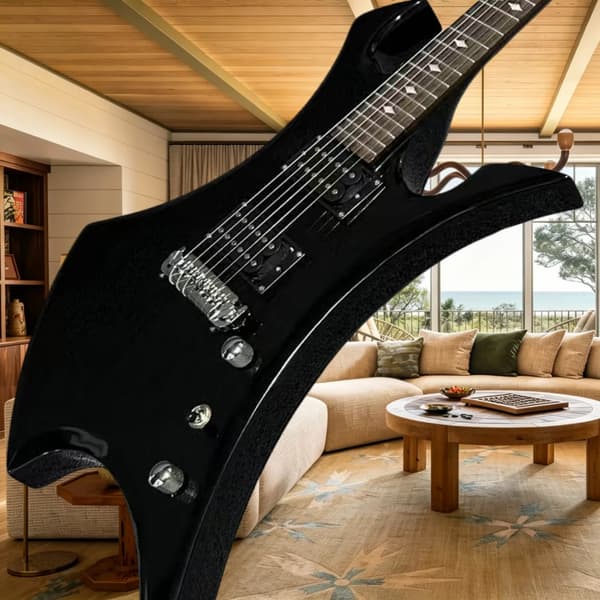 Guitar, Mahogni Krop, Fast Bro,sort