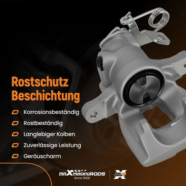 Bremsekaliper, Stålmateriale, 249mm Dimensioner, Kompatibel med Peugeot 207 CC, Direkte montering, Hydraulisk bremsesystem