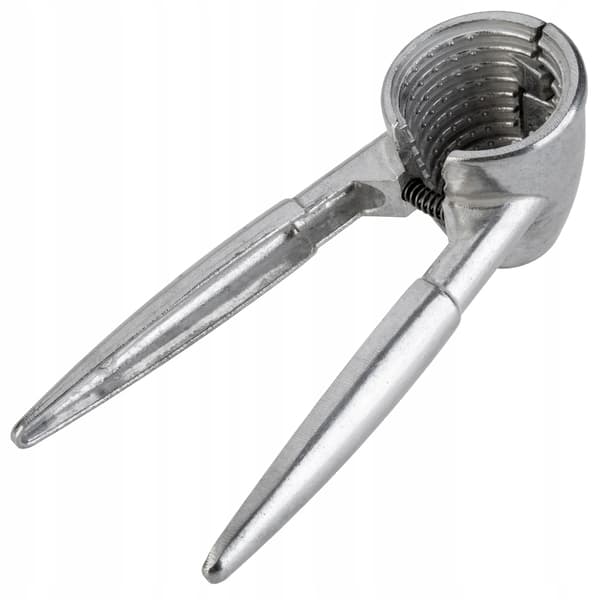 Nøddeknækker, Holdbart Metal, Ergonomisk Design,Sølv