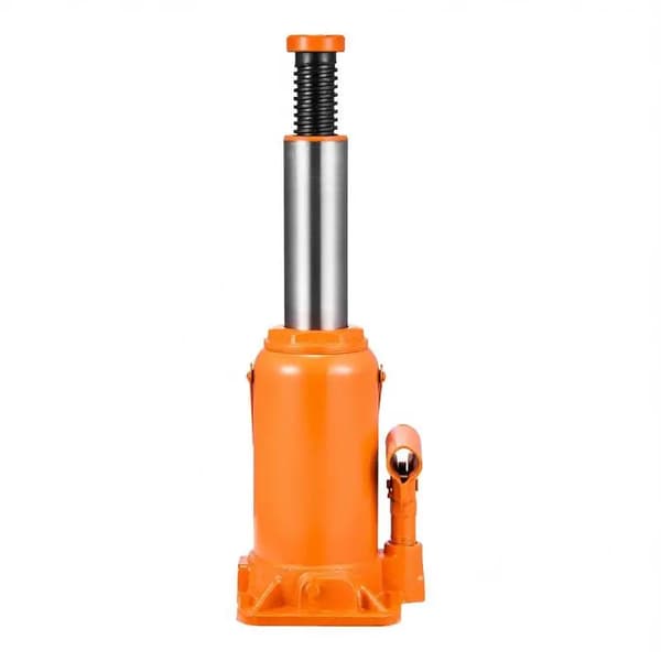 Hydraulisk Flasklyft, 20 Ton Lastkapacitet, Justerbart Lyftområde, orange