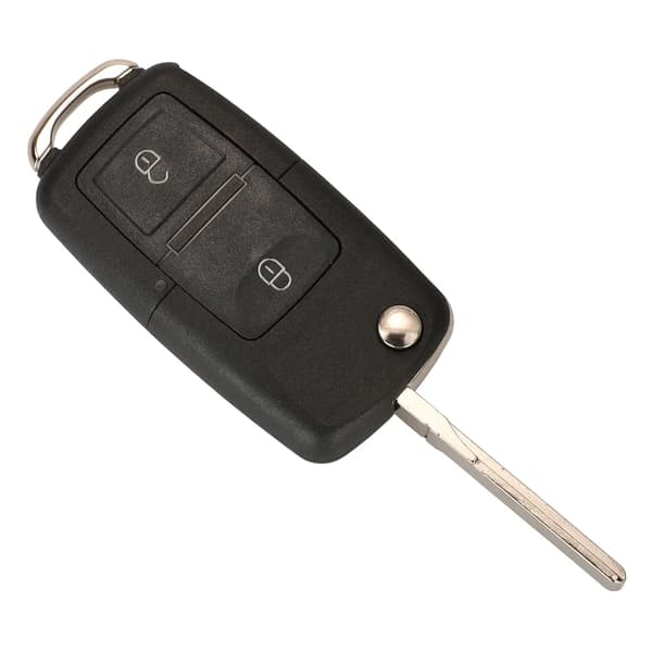 Fjernbetjening til bilnøgle, 2 knapper, ID48 transponderchip,Til VW