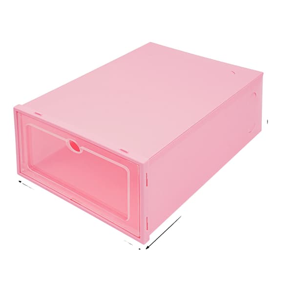 Skoorganisatör, Stapelbar, Dammskyddad,Rosa