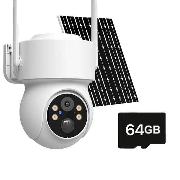 IP Kamera, WiFi-forbindelse, Nattesynsfunktion,1PCS Tilføj 64G